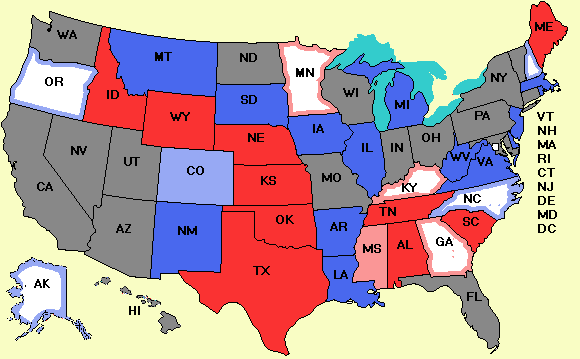 Senate map