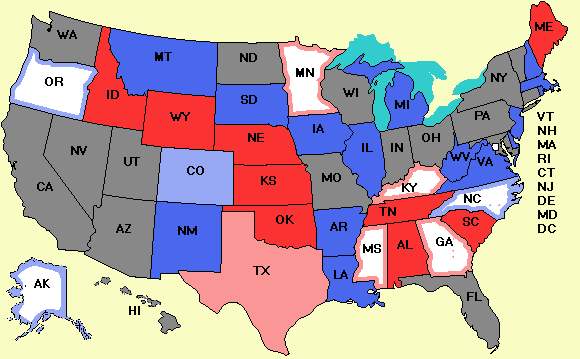 Senate map