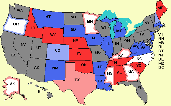 Senate map