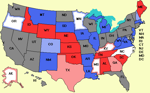 Senate map