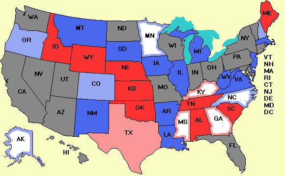 Senate map