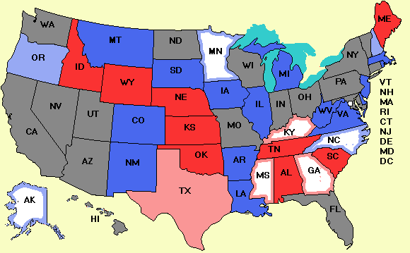 Senate map