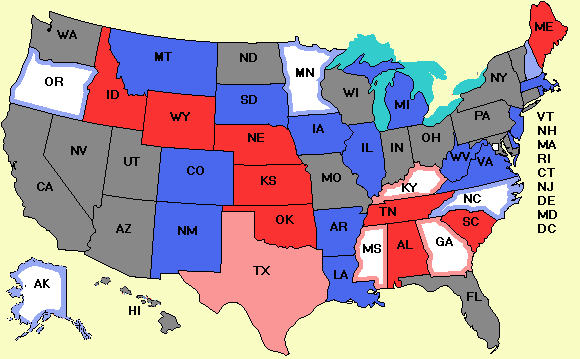 Senate map