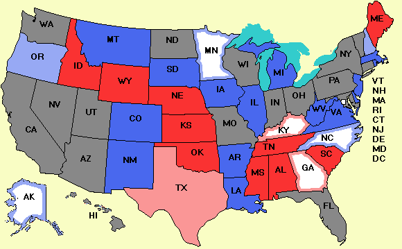 Senate map