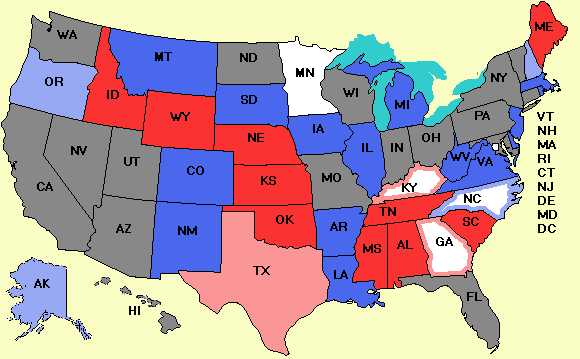 Senate map