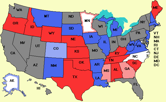 Senate map