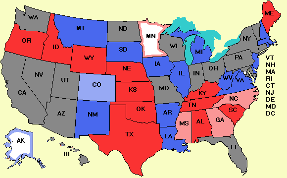 Senate map