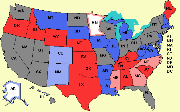 Senate map