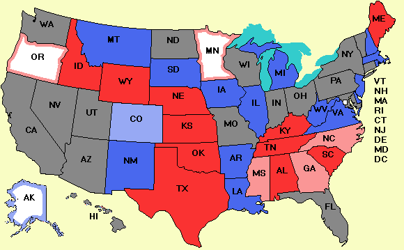 Senate map