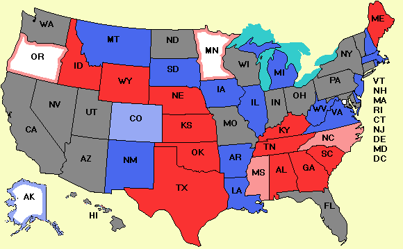 Senate map