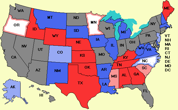 Senate map