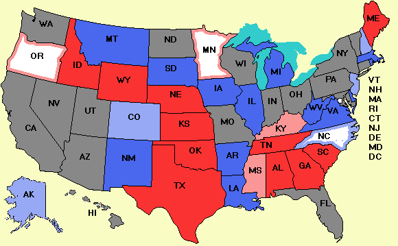 Senate map