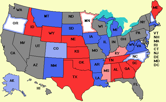 Senate map