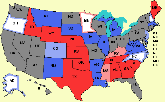 Senate map