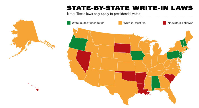 write-in map