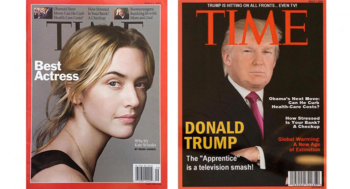 Real and fake Time covers