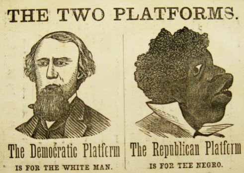 Racist caricature of black voters