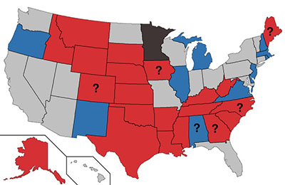 2020 Senate map