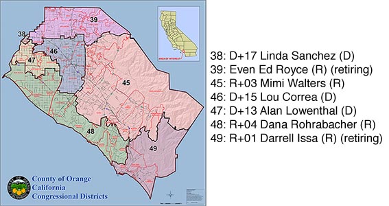 Orange Cty map