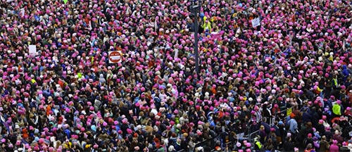 Pussy hat march