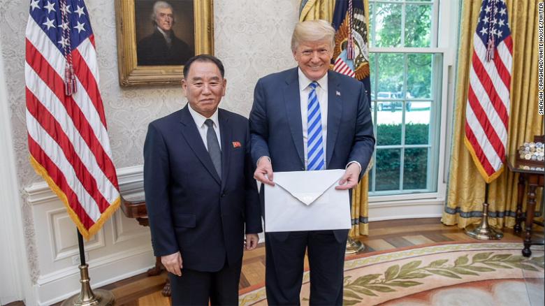 Trump gets a huge envelope