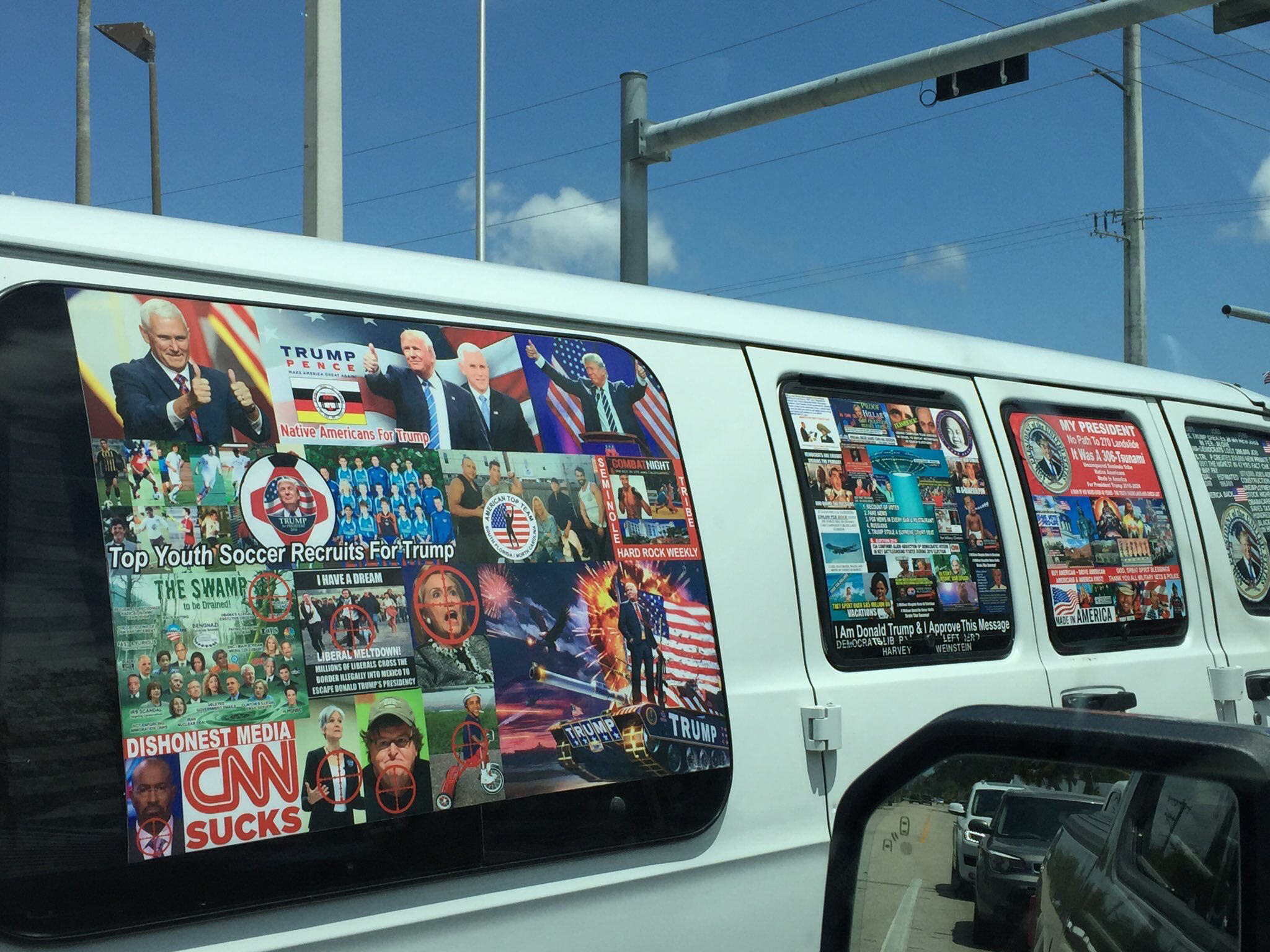 MAGA Bomber's Van'