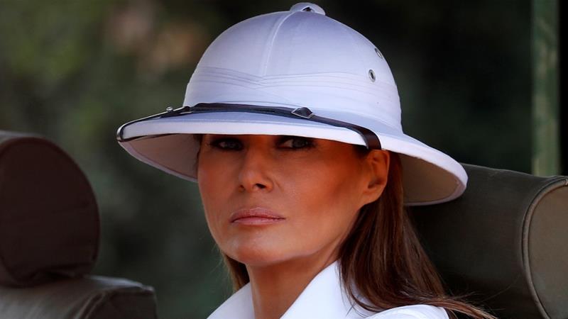 Melania Trump as Indiana Jones