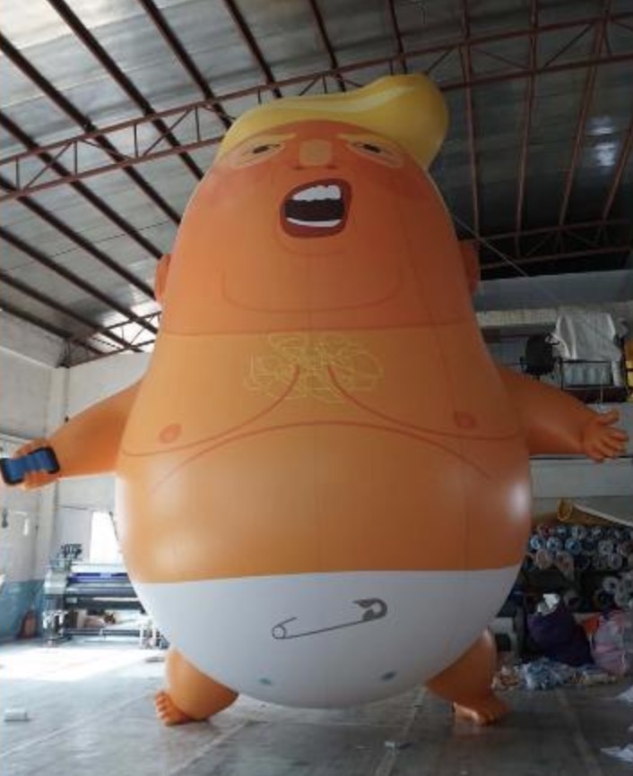 Trump as a big baby