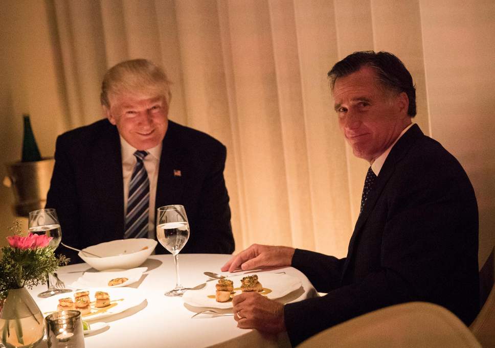 Trump and Mitt Romney