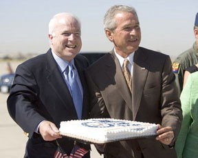 Bush McCain photo
