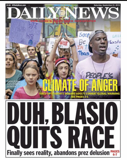 De Blasio quits