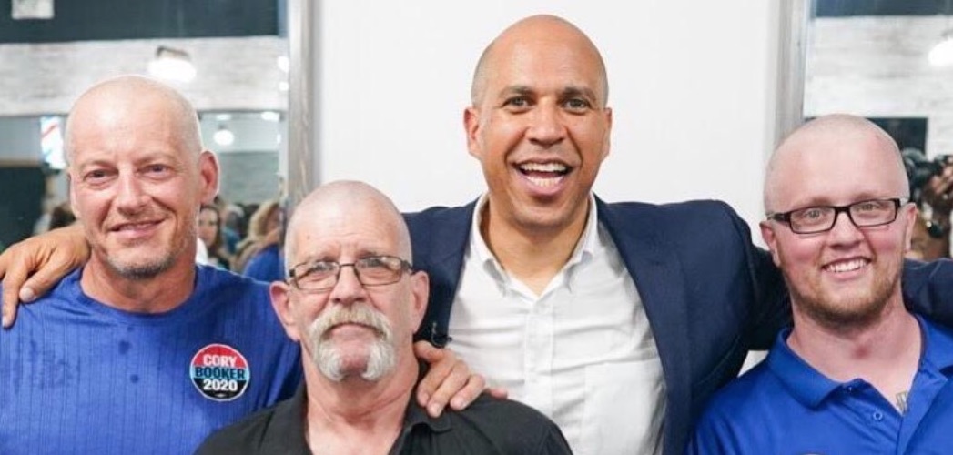 Booker and three bald guys