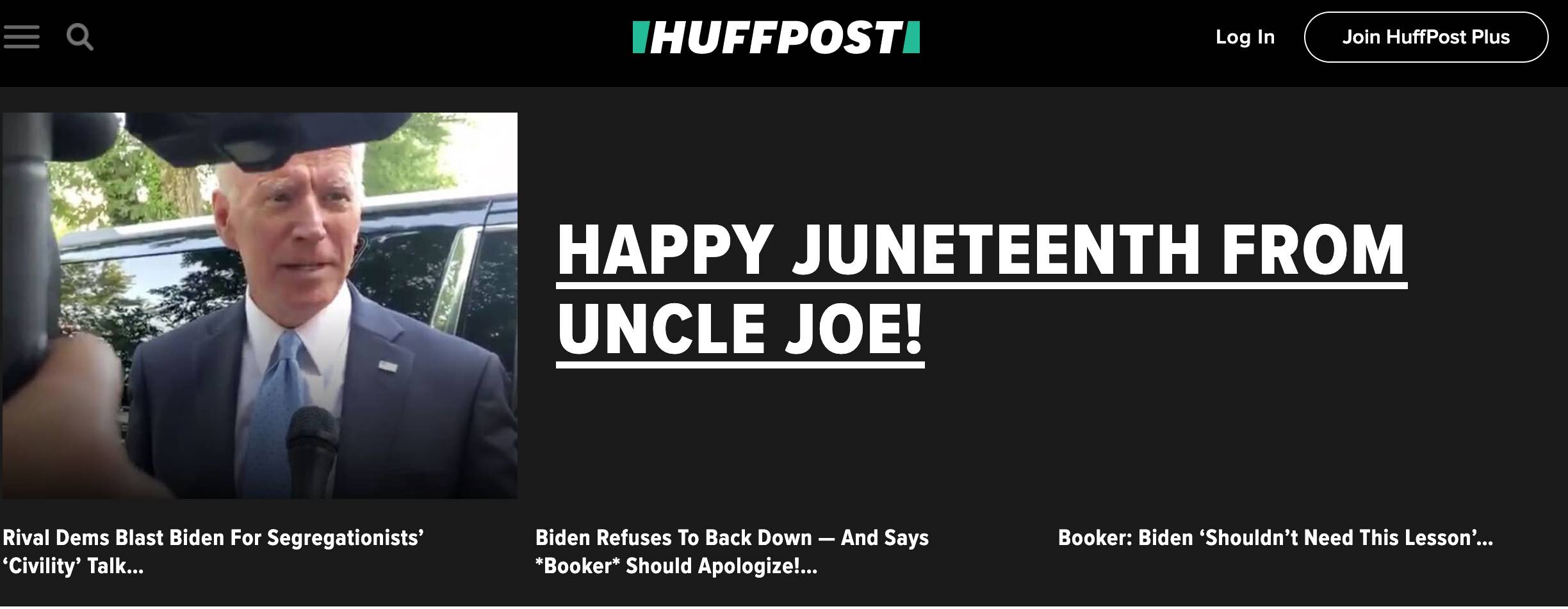 HuffPo hates Joe