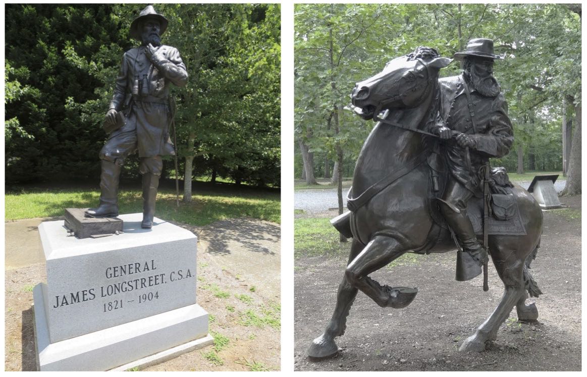 Longstreet statues