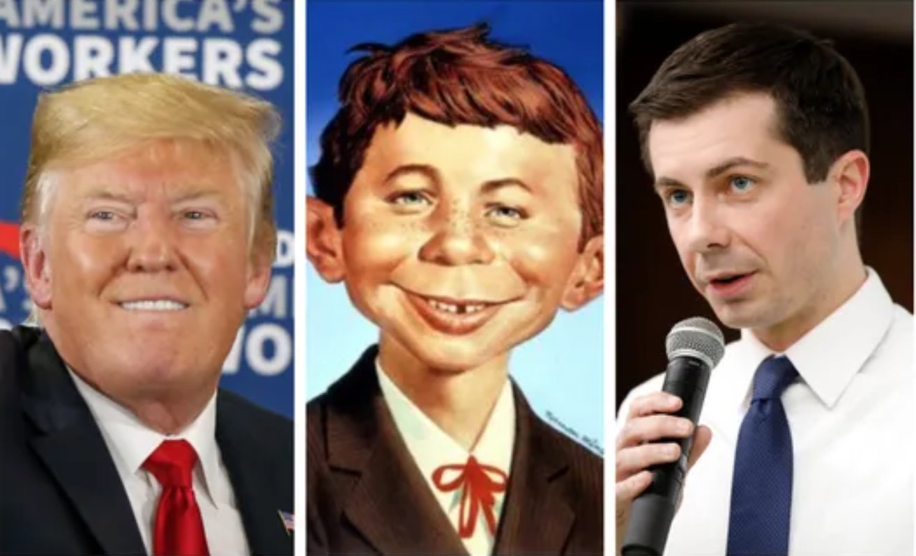 Trump, Neuman, Buttigieg