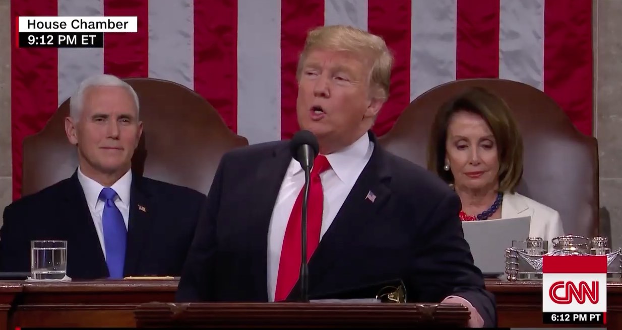 Nancy at the SOTU