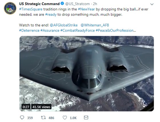 USSC makes a bombing reference