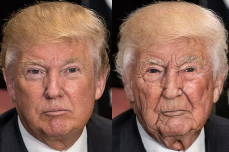 Donald Trump aged