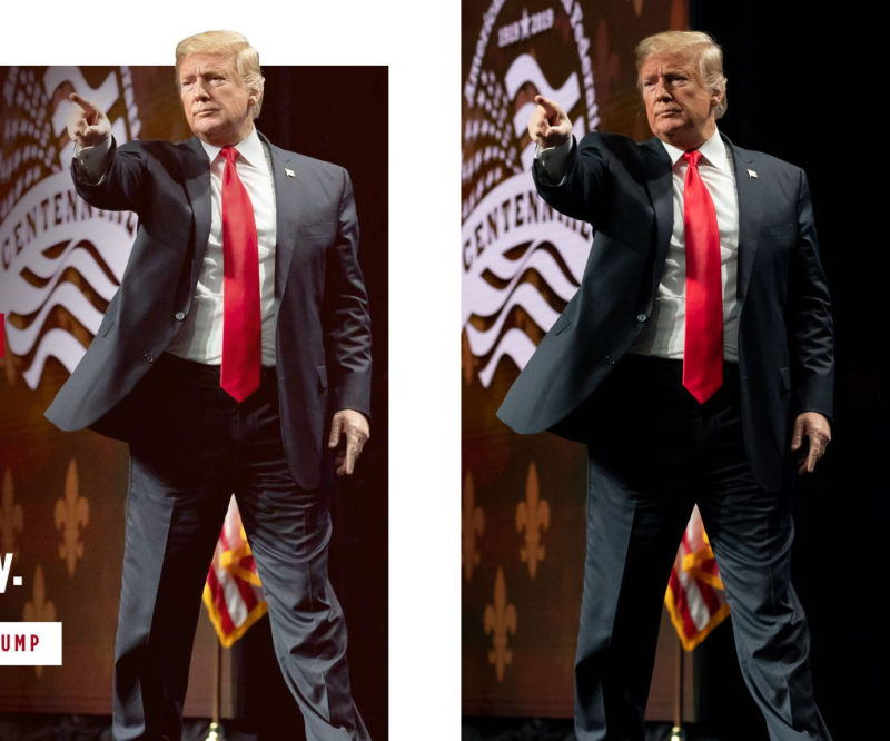 Even the 'thin' Trump is still fat