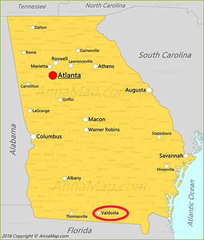 Map of Georgia