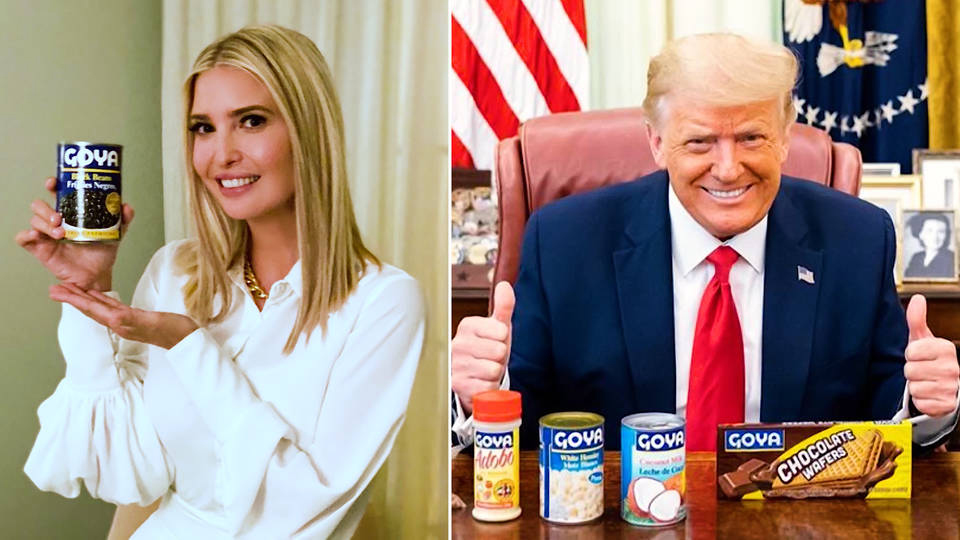 Trumps with Goya products