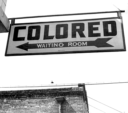 colored waiting room sign