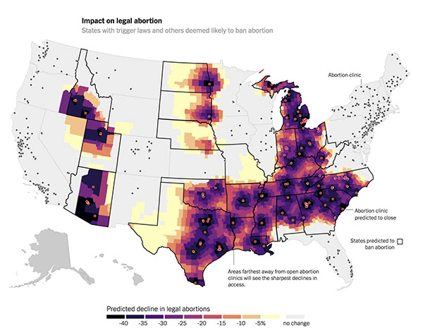 Impact of repealing Roe v. Wade