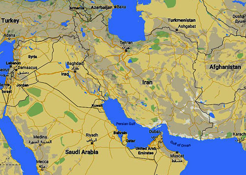 Map of Iran