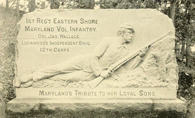 The very bottom says: Maryland's
Tribute to her LOYAL Sons