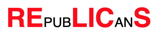 The letters R-E-L-I-C-S are in larger letters and 
colored red, so as to create, obviously, RELICS