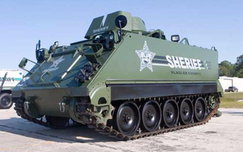 Sheriff's tank