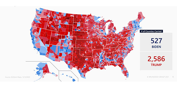2020 Election by county