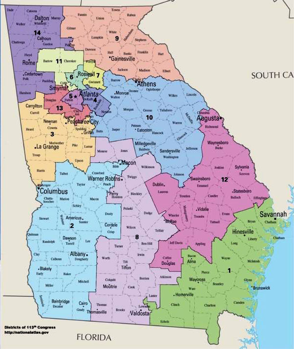 Georgia congressional map