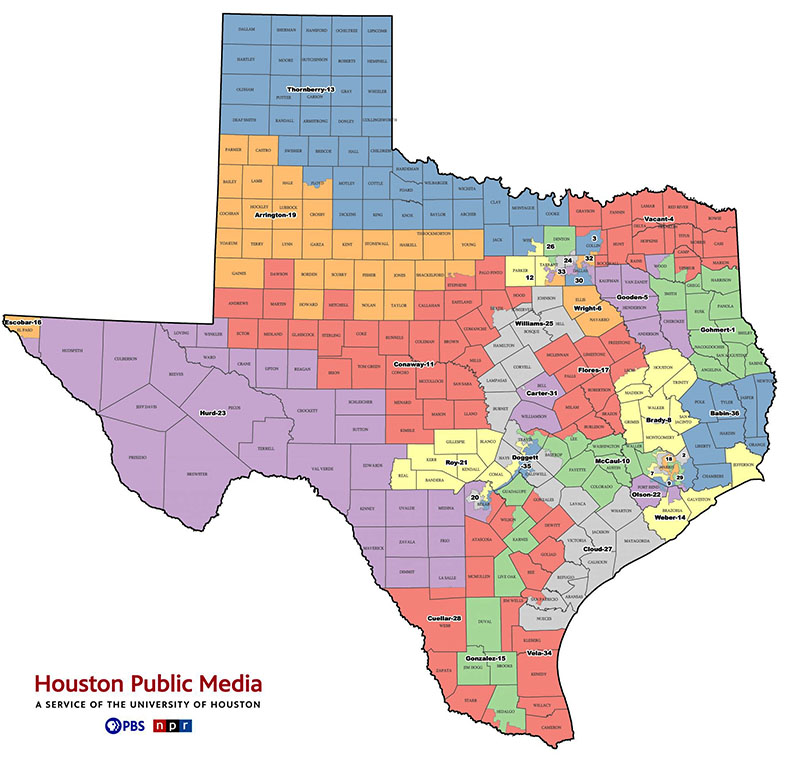Texas congressional map
